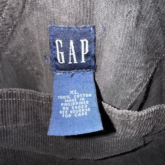 GAP Dark Gray Corduroy Overall Dress| Size XL - Picture 3 of 5